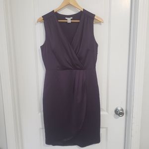 H&M purple sleeveless cocktail dress sz 8